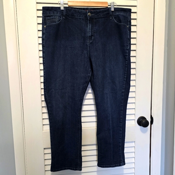 CB Established 1962 Women's Cropped Jeans Size 20 Denim - Picture 1 of 8